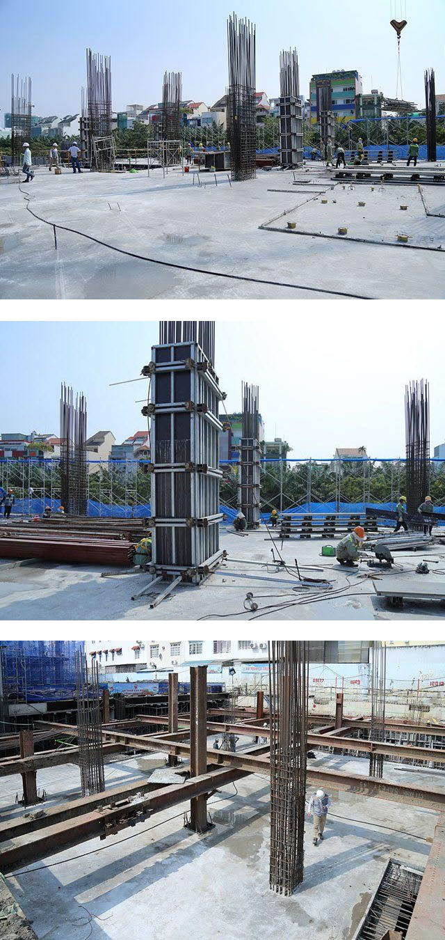 tiến độ căn hộ sài gòn mia 03/03/2017